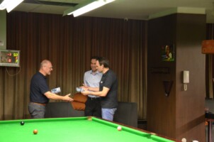 Od lewej: Leszek Pietrusiak, Szymon Szmagaj (Zwycięzca), Maciej Pawłowski