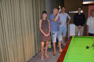 Od lewej: Katarzyna Kulazińska (Managerka klubu Frame), Michał Masłowski, Piotr Pawłowski, Błażej Turajczyk, Marek Bogusiak