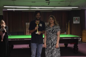 Od lewej: Jędrek Janicki, Aneta Krauze (Managerka klubu Frame)